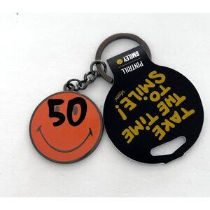 Pintrill X Orange Smile 50th Anniversary Keychain